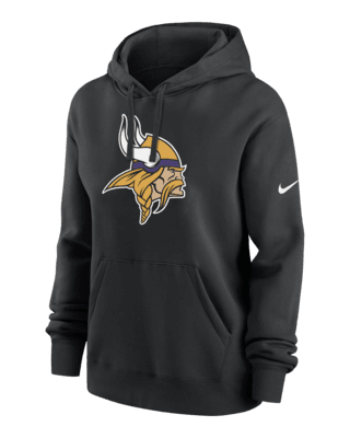Vintage Minnesota Vikings Sweatshirt Hoodie Size Medium Gray